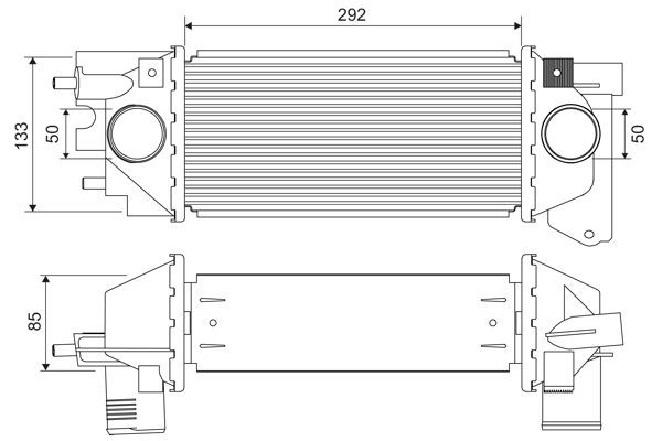 Intercooler VALEO 822921 VALEO 822921 Radiator intercooler LAND ROVER FREELANDER 2000
