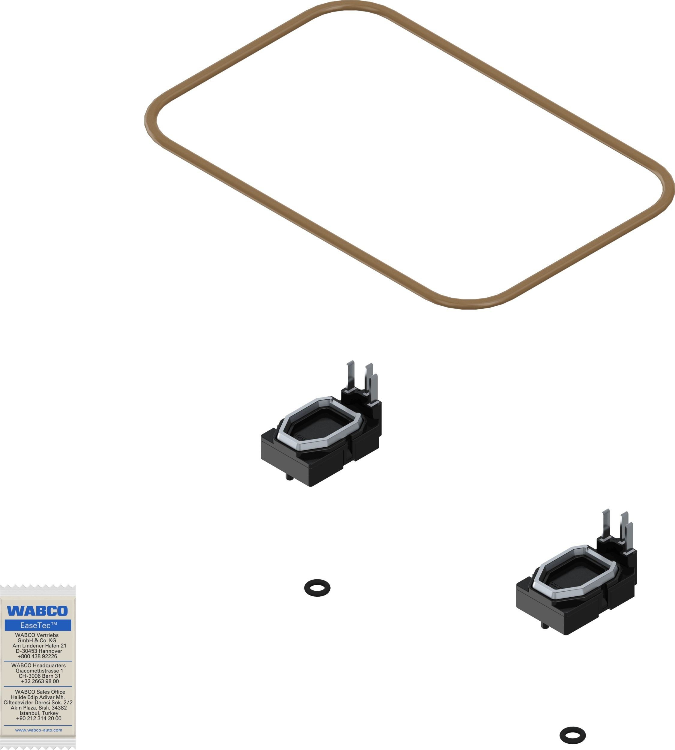 WABCO Φούσκα, οδηγός δαγκάνας φρένων 4801049222 4801049222 Μπουλόνι οδηγό JEEP CJ5 - CJ8 WABCO