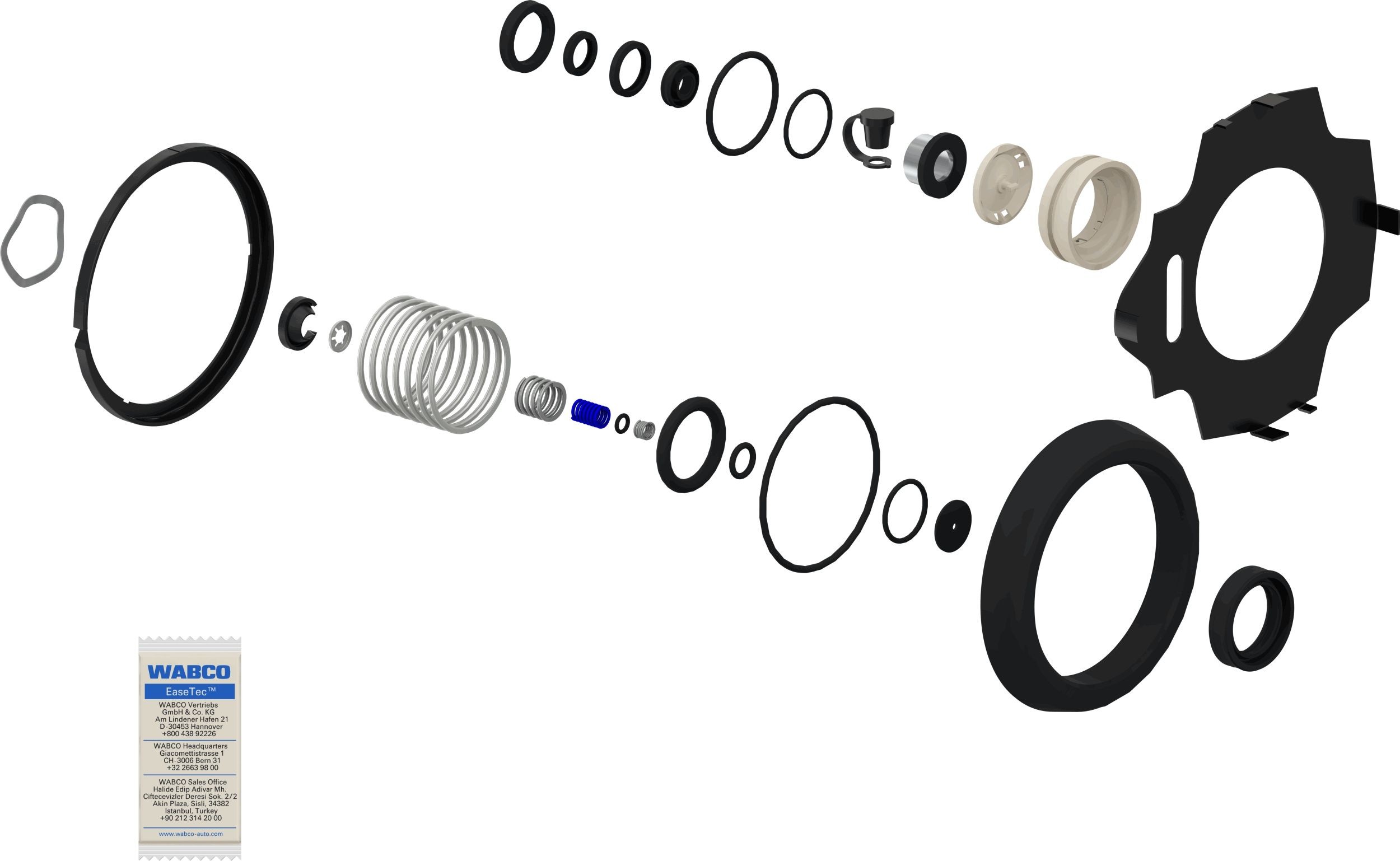 WABCO Reparatiesysteem, automatische koppelingsbijstelling 9700519962 9700519962 WABCO Koppelingskabel Fiat goedkoop