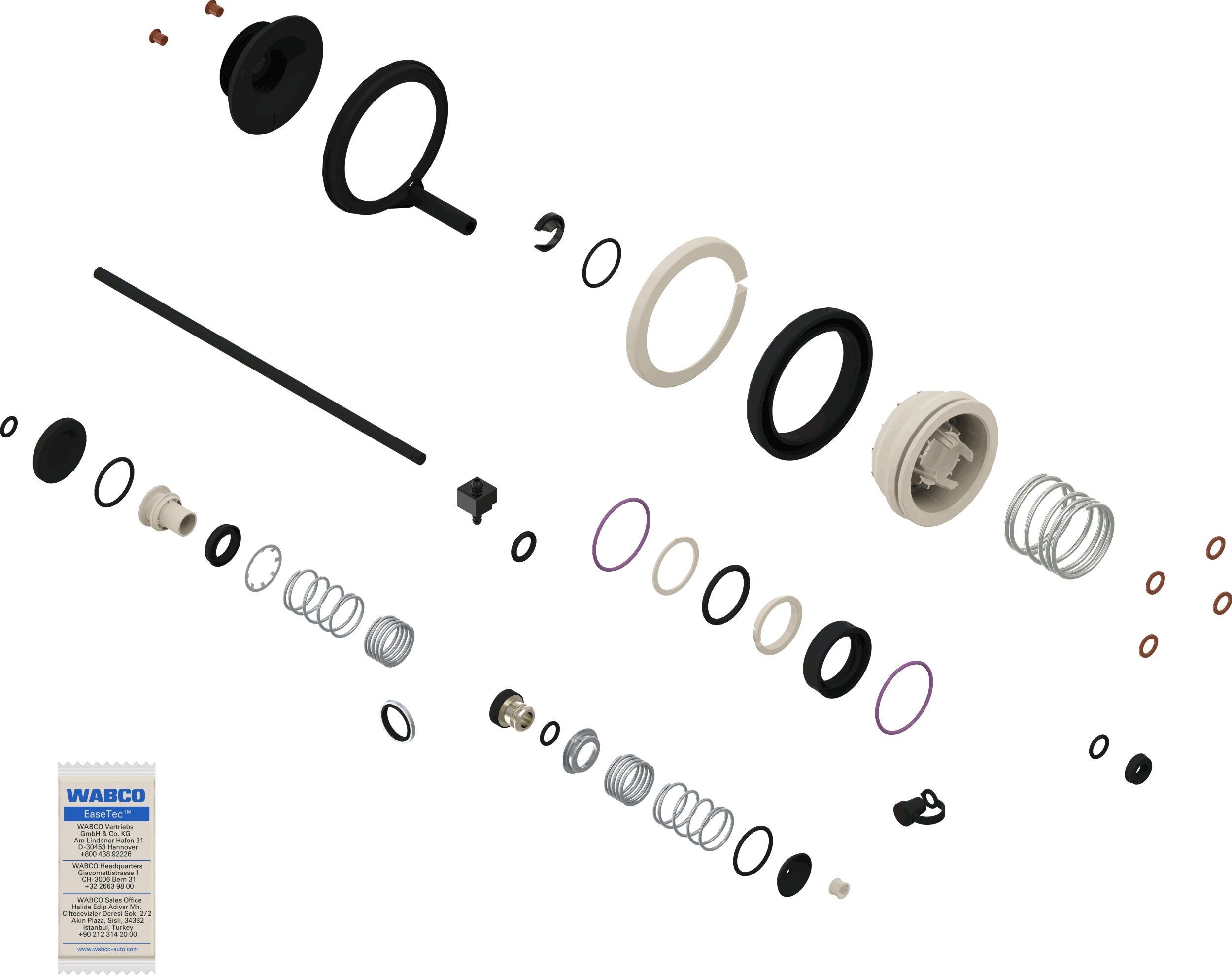 WABCO Repair Kit, automatic clutch adjustment 9700519992 Hyundai TUCSON WABCO clutch cable 9700519992