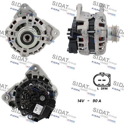 SIDAT Alternatore A12BH1252 A12BH1252 Alternatore SIDAT RENAULT MEGANE costo