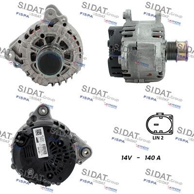 SIDAT Dynamo / Alternator A12VA0097 A12VA0097 SIDAT Wisselstroomdynamo ervaring