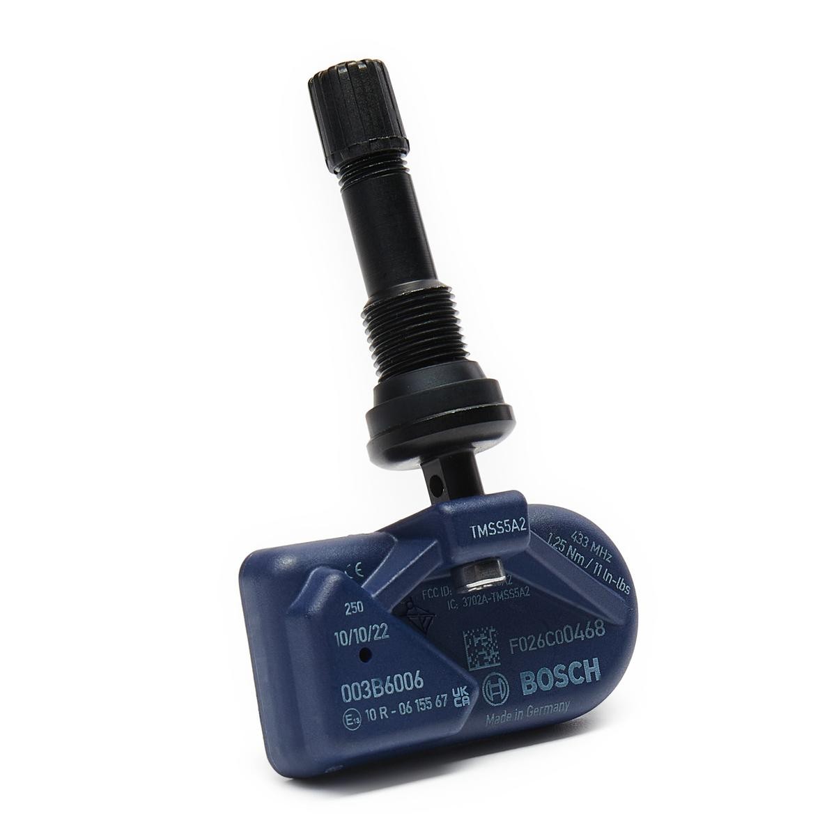 BOSCH Hjulsensor, dæktrykkontrolsystem F 026 C00 468 Sensorer FORD Transit Mk7 Ladvogn / Chassis (V363): Hjulsensor, dæktrykkontrolsystem BOSCH F 026 C00 468