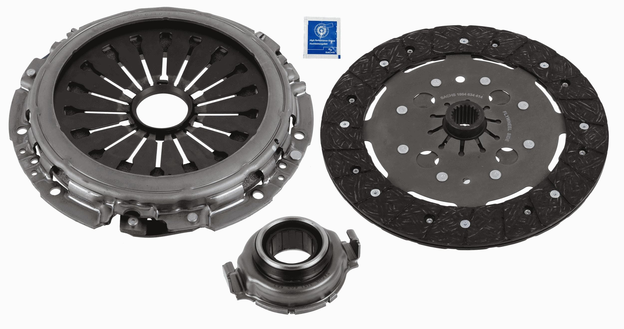 SACHS Clutchsett 3000 951 641 SACHS 3000 951 641 Clutchsett ALFA ROMEO 156 Sedan (932) 2.4 JTD (932AXC) 150 hk 2004