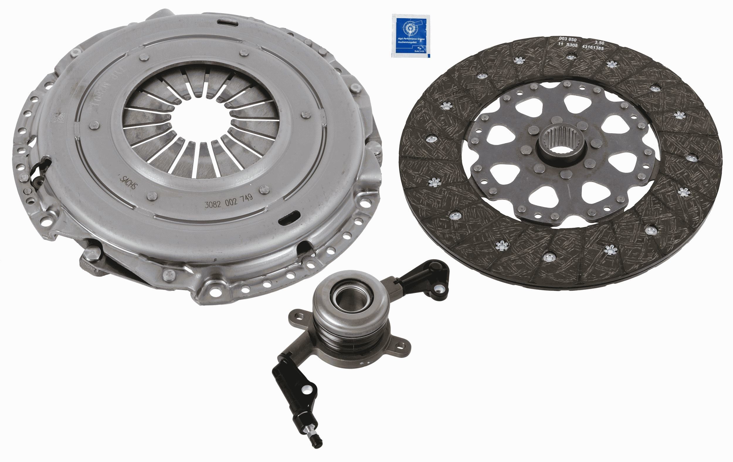 Clutchsett SACHS 3000 990 601 SACHS 3000 990 601: Clutchsett Mercedes V-Klasse 2018