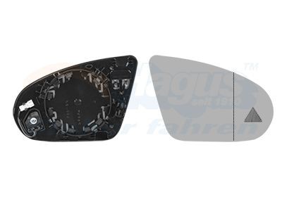 VAN WEZEL Spoguļstikls, Ārējais atpakaļskata spogulis 2946836 VAN WEZEL 2946836 Atpakaļskata spogulis Mercedes W177 cena