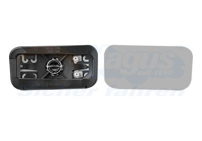 VAN WEZEL Spiegelglas, buitenspiegel 2973833 Mercedes-Benz PAGODE Spiegelglas VAN WEZEL 2973833