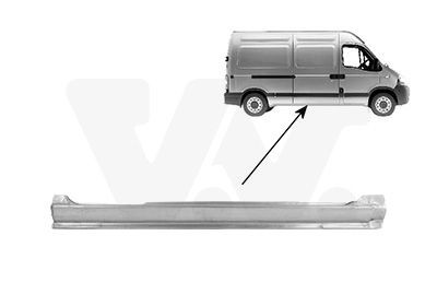 VAN WEZEL Küljesein 4391110 hind Küljesein Renault JA0/1_ 4391110 VAN WEZEL
