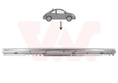 Chapa da embaladeira VAN WEZEL 5803102 VAN WEZEL 5803102 Soleira da porta VW NEW BEETLE 2007