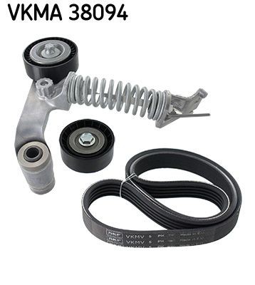SKF Kileremssæt VKMA 38094 SKF VKMA38094 Mercedes A124 Cabriolet Ribremsæt pris