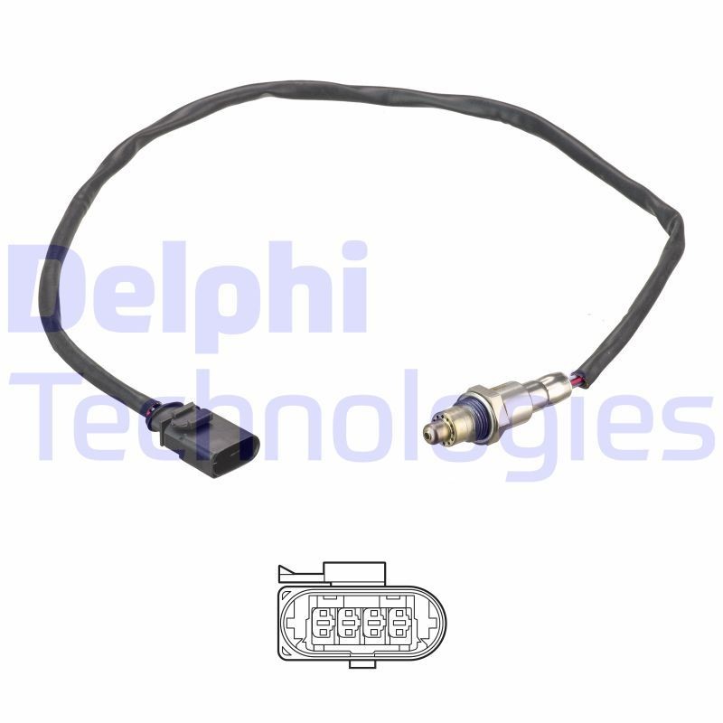 Lambdasonde DELPHI ES21192-12B1 DELPHI ES21192-12B1: NOx-Sensor Volkswagen TOURAN 2021
