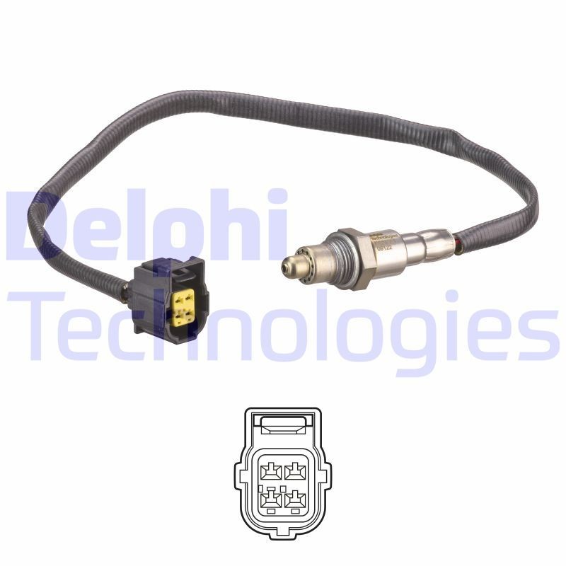 DELPHI Lambdasond ES21202-12B1 DELPHI ES21202-12B1 Lambdasond (NOx, O2) Mercedes A207 original
