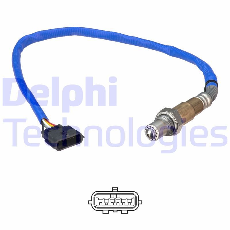Sonde lambda DELPHI ES21242-12B1 DELPHI ES21242-12B1: Sonde proportionnelle de richesse Nissan X-TRAIL 2015
