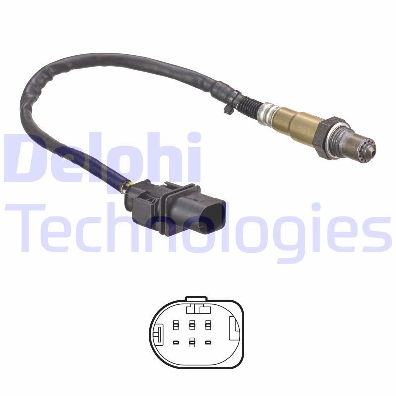 DELPHI Lambda zonde ES21299-12B1 DELPHI ES21299-12B1 Izplūdes sistēma HYUNDAI Tucson (TL, TLE) 2016