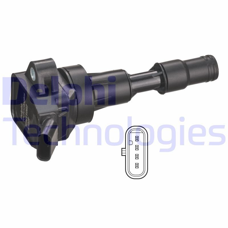 DELPHI Zapaľovacia cievka GN11002-12B1 DELPHI GN11002-12B1 Indukčná cievka Fiat BRAVA lacné
