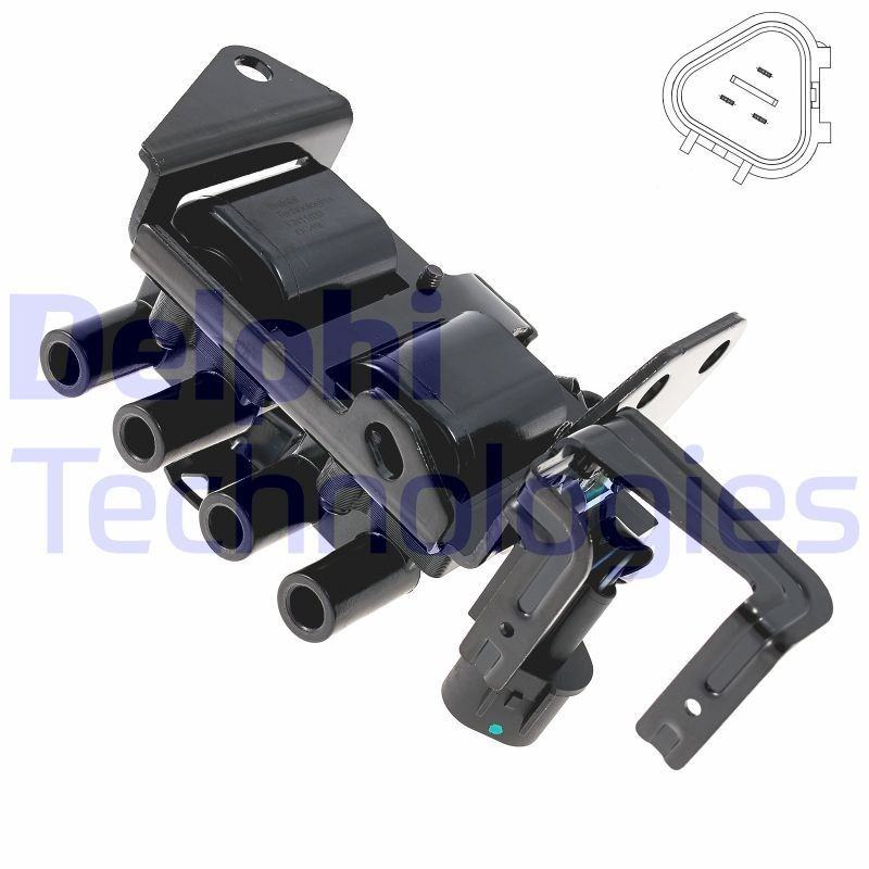 DELPHI Bobine GN11039-12B1 Ontsteking Hyundai I10 Sedan: Bobine DELPHI GN11039-12B1