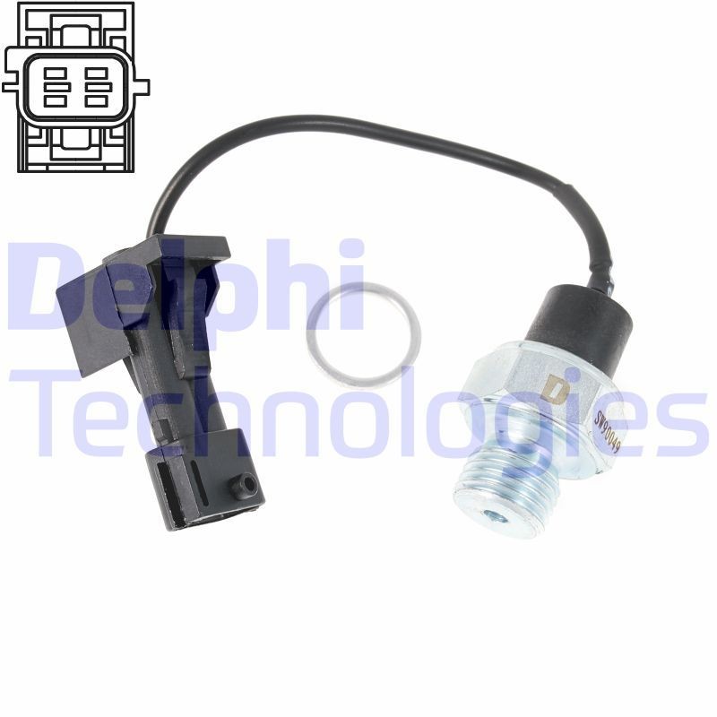 DELPHI Olietrykskontakt SW90049 Olietrykskontakt DELPHI Nissan SKYLINE SW90049