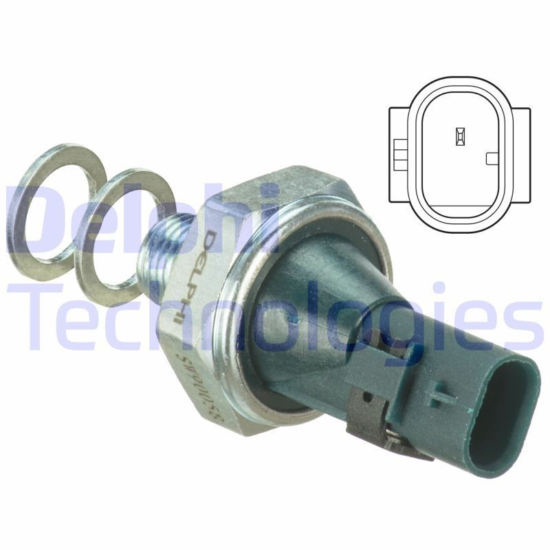 DELPHI Διακόπτης πίεσης λαδιού SW90058 DELPHI SW90058 Βαλβίδα λαδιού Volkswagen Tiguan III (CT1) σε χαμηλές τιμές