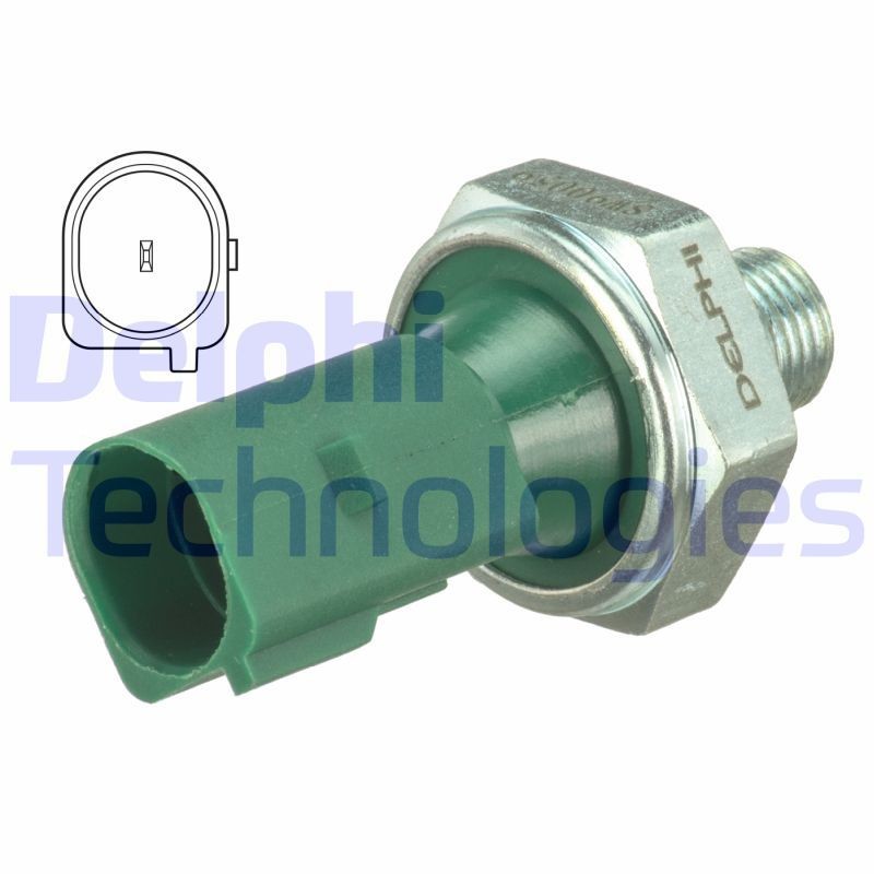 DELPHI Διακόπτης πίεσης λαδιού SW90059 DELPHI SW90059 Διακόπτης πίεσης λαδιού AUDI Q8 (4MN) 45 TDI quattro 249 PS 2022
