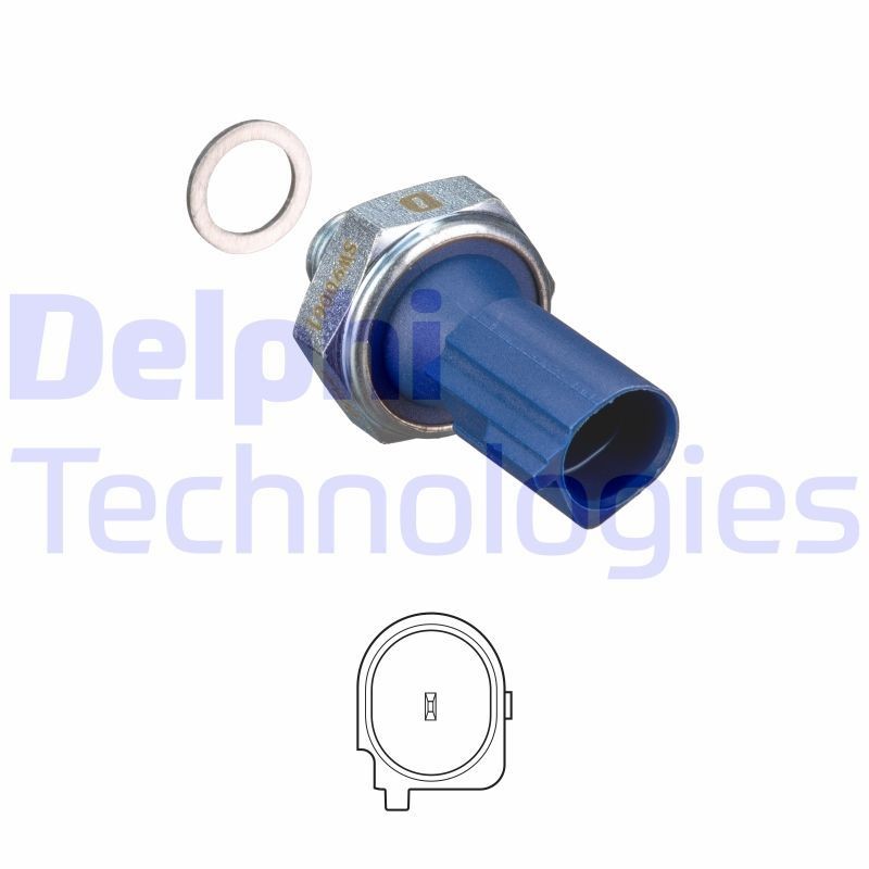 Interruttore di pressione olio DELPHI SW90061 DELPHI SW90061 costo Bulbo pressione olio Volkswagen POLO 2019