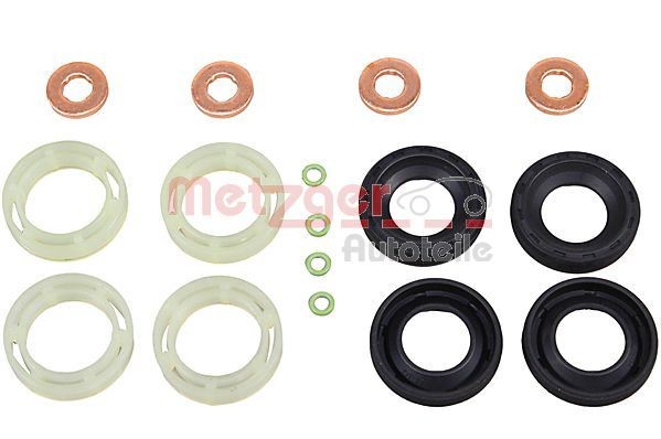METZGER Kit de reparação, suporte de injector 0873025 METZGER 0873025 Jogo de juntas injectores Škoda KAMIQ baratos
