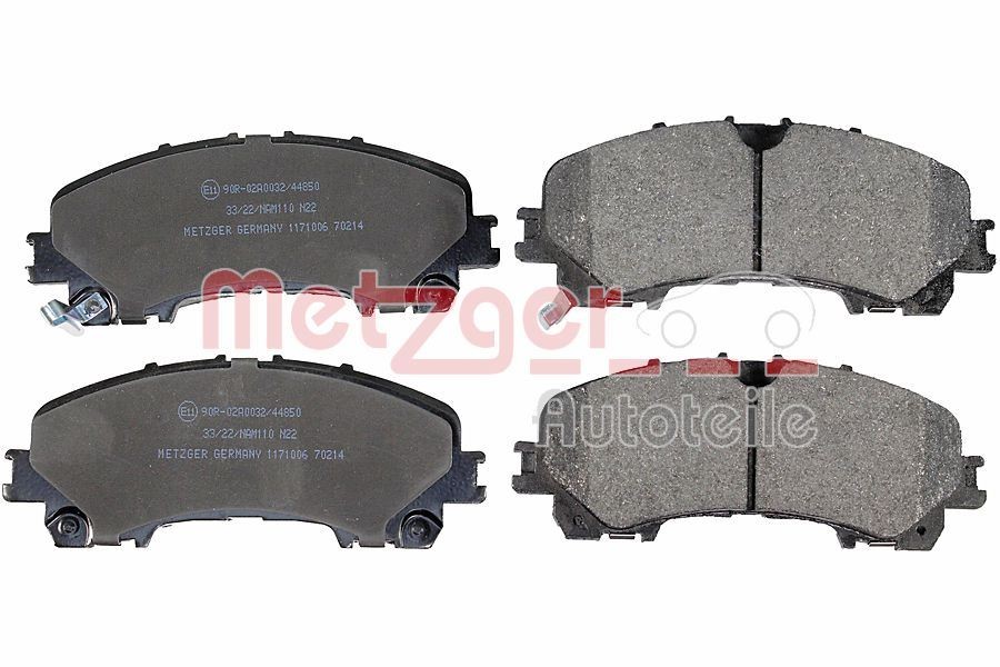 METZGER Kit pastiglie freni 1171006 1171006 METZGER Pastiglie freno sportive NISSAN prezzo