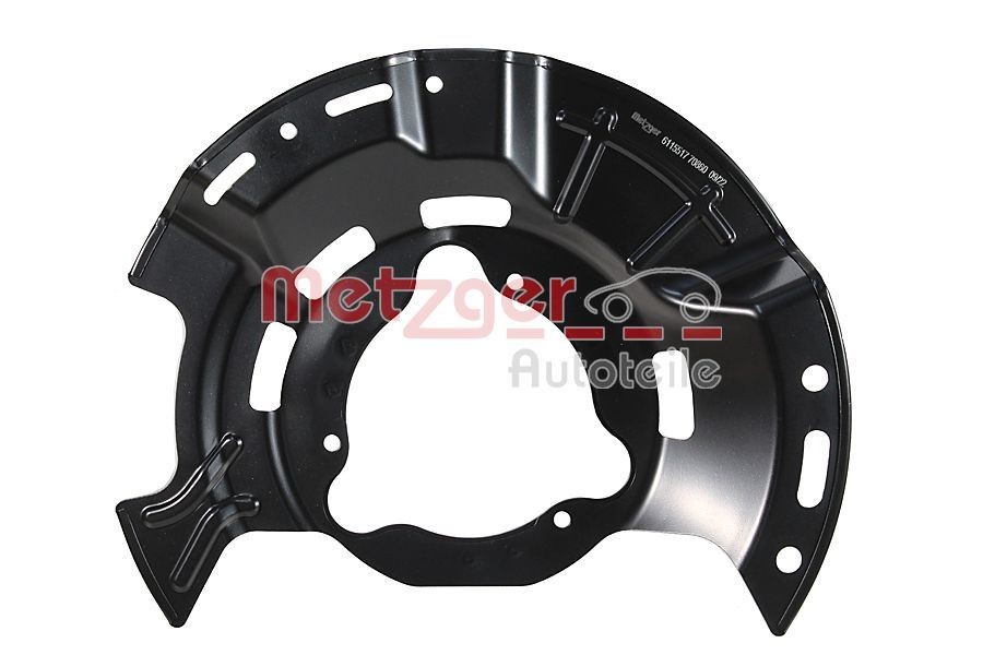 METZGER Dubļu sargs, Bremžu disks 6115517 Bremžu disku aizsargi METZGER Kia CARENS 6115517