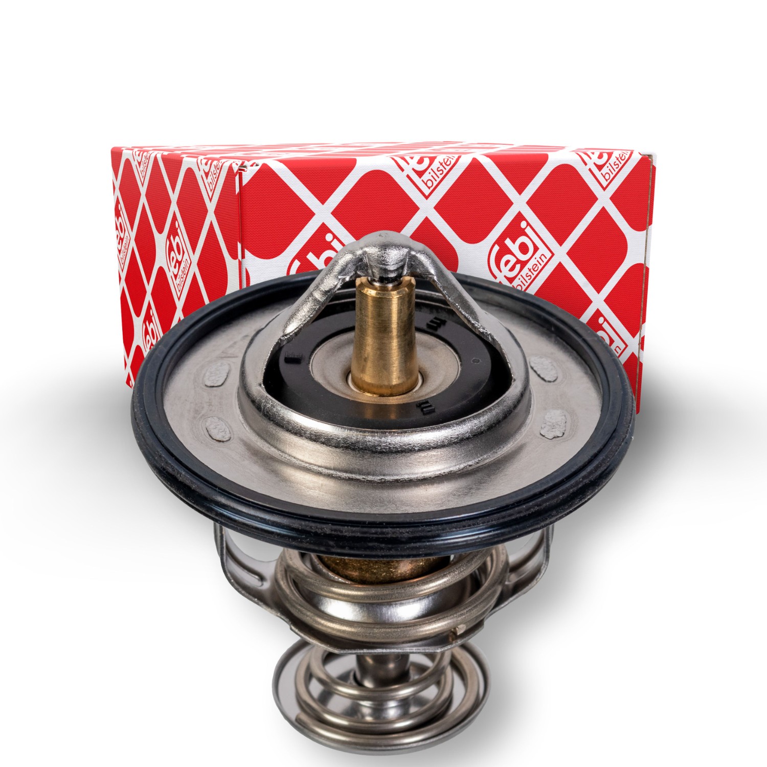 FEBI BILSTEIN Termóstato, líquido de refrigeração 107701 FEBI BILSTEIN 107701 originais Termóstato Pajero II (V30) custo