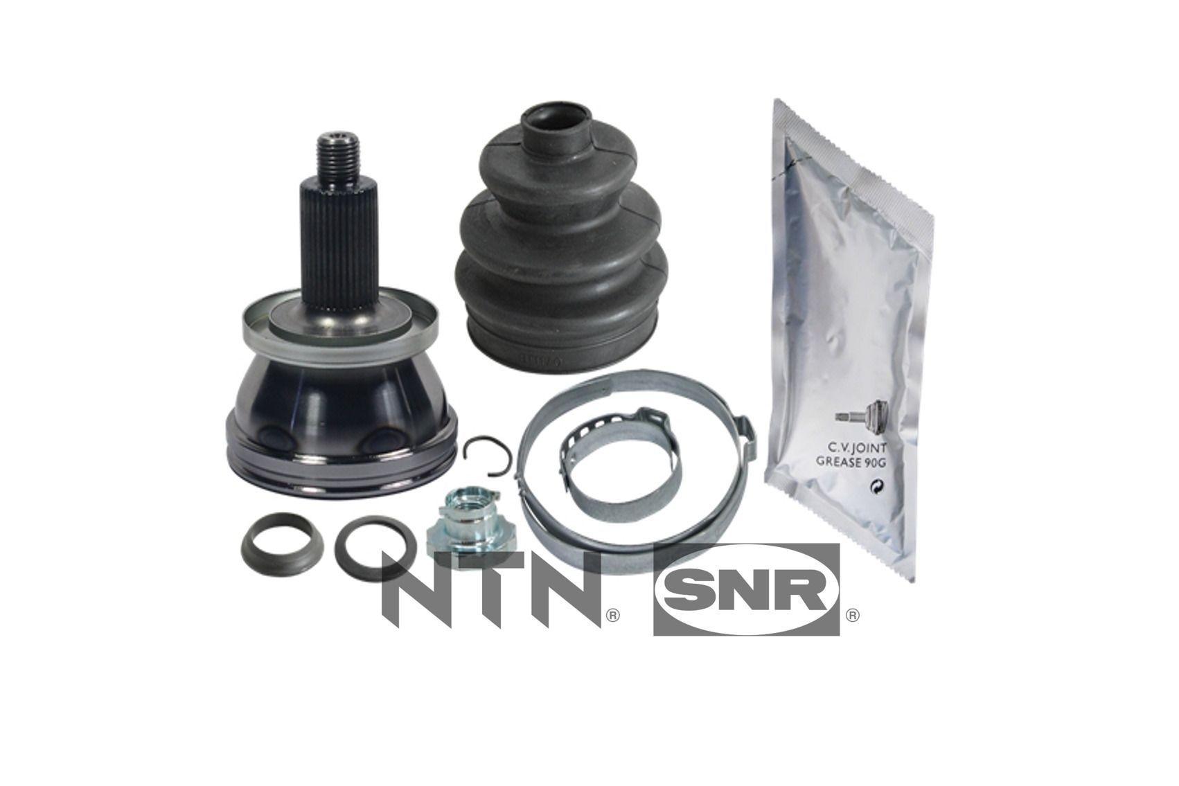 SNR Homokineet reparatie set, aandrijfas OJK54.006 Homokineet reparatie set aandrijfas SNR AUDI OJK54.006