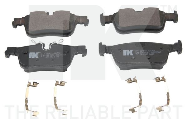 NK Remblokken 224837 Volvo S80 Remblokkenset NK 224837