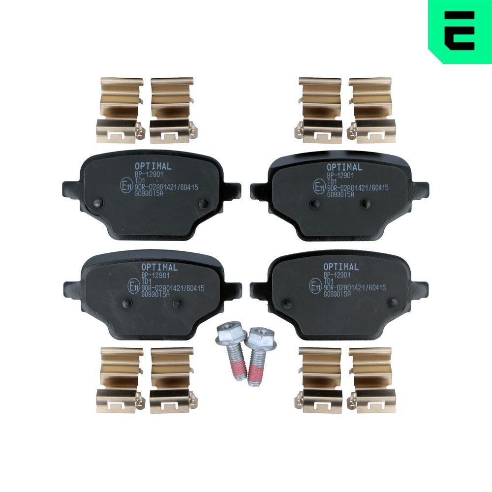 OPTIMAL Jarrupalat, levyjarru BP-12901 DACIA Jarrupalasarja OPTIMAL BP-12901