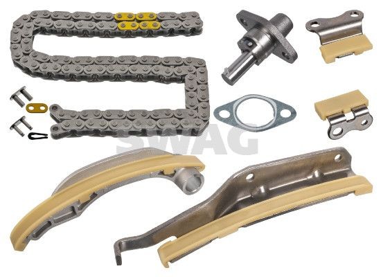Timing chain kit SWAG 33 10 7440 SWAG 33 10 7440 2018 MITSUBISHI PAJERO / SHOGUN SPORT timing chain kit replacement