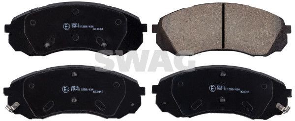 SWAG Remblokken 33 10 7511 Hyundai COUPE Remblokkenset SWAG 33 10 7511