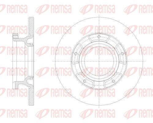 REMSA Brake disc 62534.00 62534.00 REMSA brake rotors for FORD