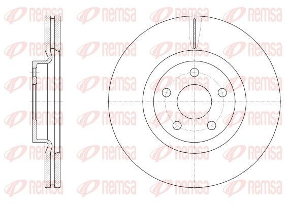 REMSA Brake disc 62548.10 FORD REMSA brake discs 62548.10