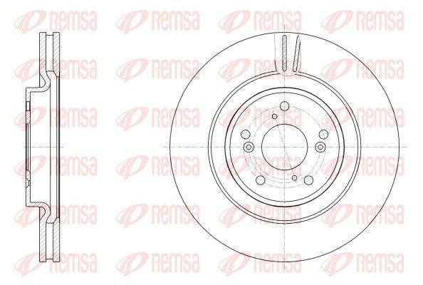 REMSA Bromsskiva 62557.10 62557.10 REMSA bromsskiva HONDA ACCORD