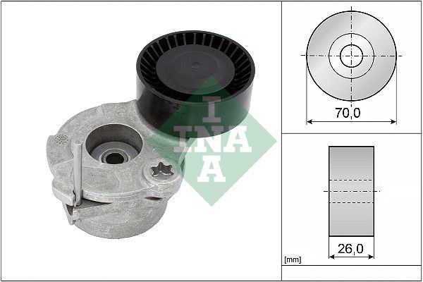 INA Tenditore cinghia servizi 534 0630 10 INA 534063010 Tendicinghia Toyota AURIS originali