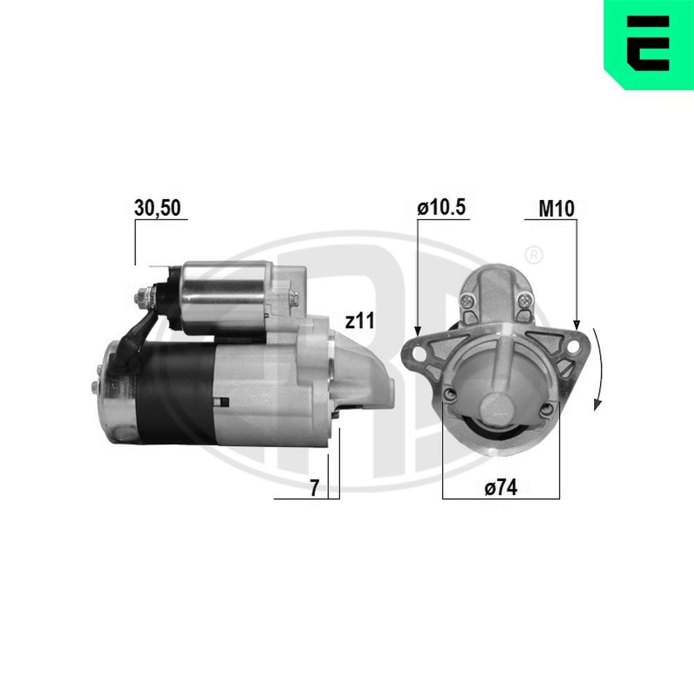 Startmotor ERA 221060A ERA 221060A Startmotor MAZDA CX-5 2021