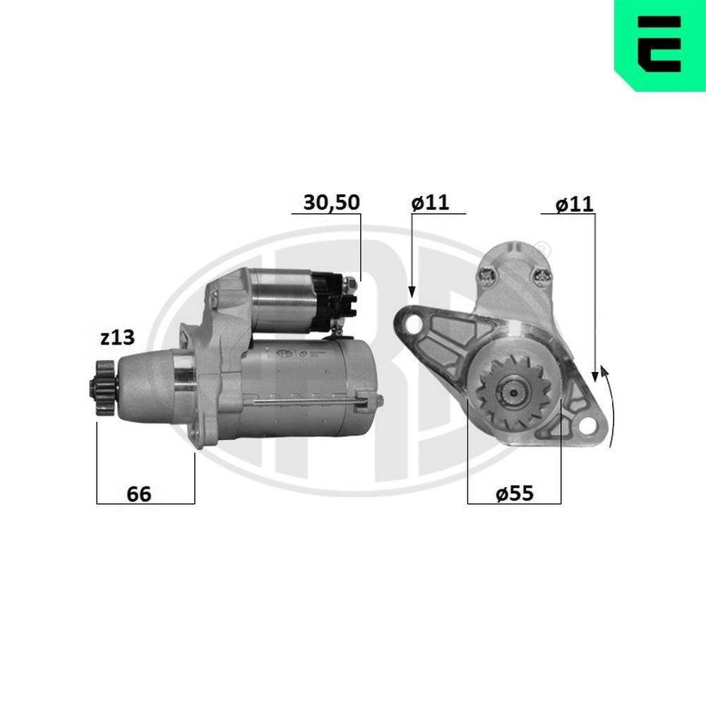 ERA Motor de arranque 221062A ERA 221062A Motor de arranque RAV4 IV SUV (XA40) preço