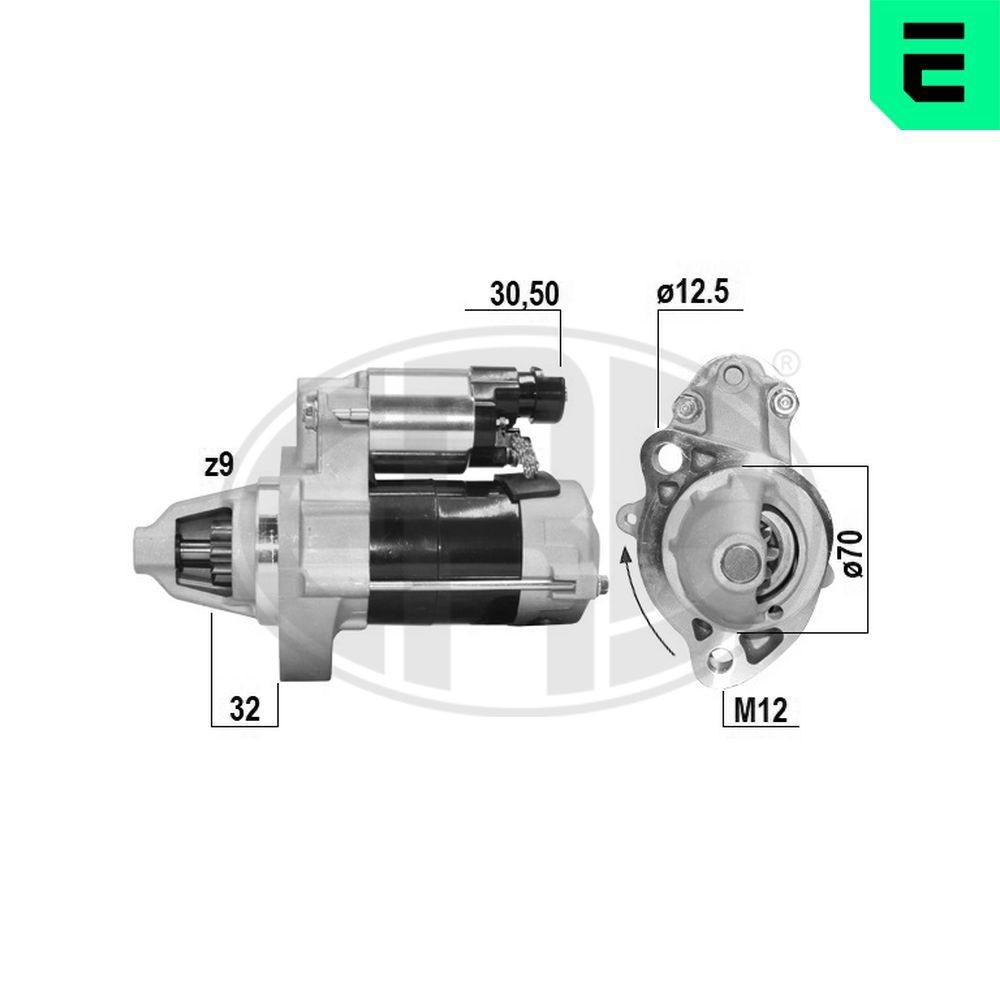 Motor de arranque ERA 221073A ERA 221073A Motor de arranque HONDA JAZZ 2003