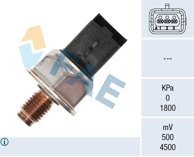 Devējs, Degvielas padeves spiediens FAE 15602 FAE 15602 Degvielas spiediena sensors RENAULT TWINGO 2001