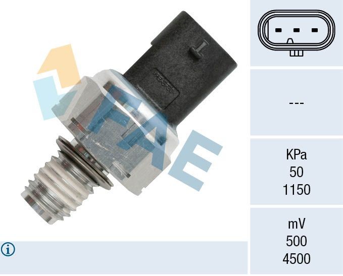 FAE Sensore, Pressione carburante 15612 FAE 15612 Sensore pressione alimentazione Movano B X62 originale prezzo
