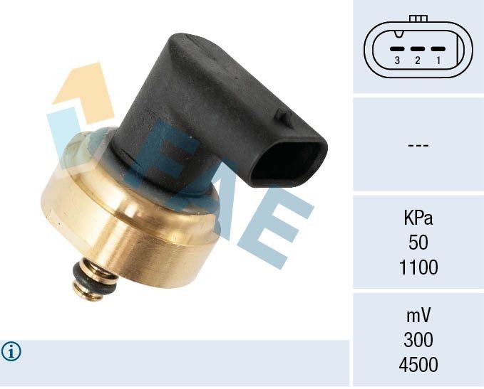 FAE Sensore, Pressione carburante 15615 15615 Sensore pressione carburante FAE AUDI A6 costo