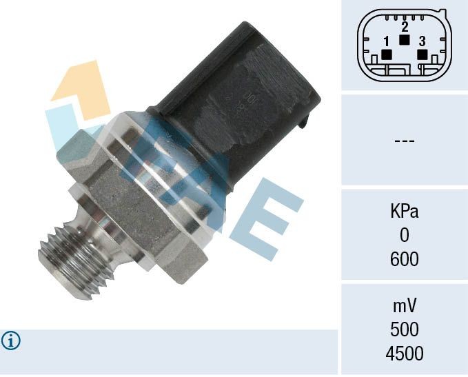 FAE Uitlaatgasdruk sensor 16155 16155 Verschildruksensor MERCEDES-BENZ E-Klasse FAE