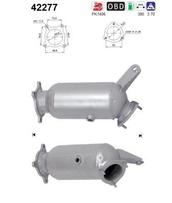 Katalizators AS 42277 AS 42277: Katalizators Audi A5 2007