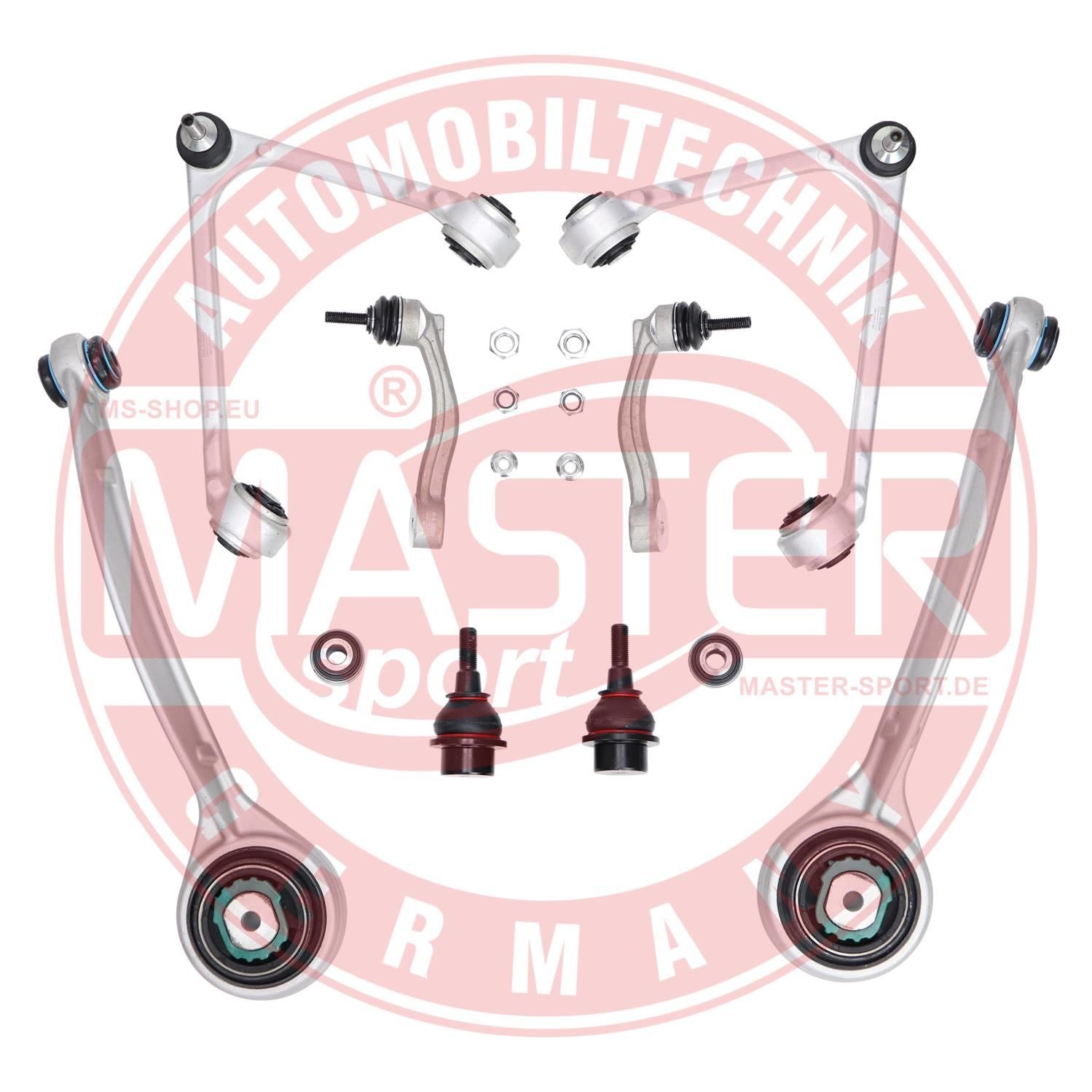 MASTER-SPORT Styrarmssats, hjulupphängning 37205-KIT-MS JAGUAR XJ Sedan (X351) Reparationssats länkarm MASTER-SPORT 37205-KIT-MS