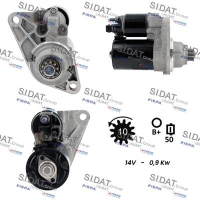 FISPA Starter S12BH0176 Starter Volkswagen FISPA S12BH0176