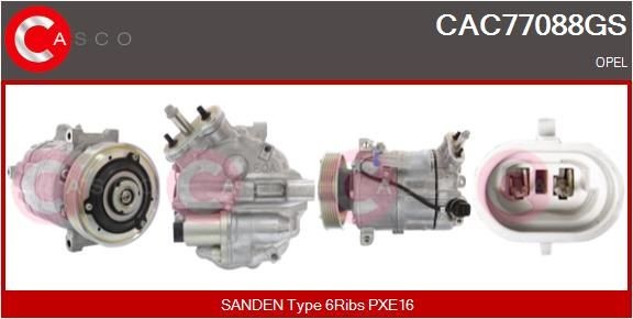 CASCO Aircopomp CAC77088GS CASCO CAC77088GS AC-compressor Opel Vectra C Caravan prijs