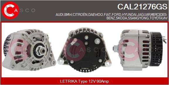 CASCO Generator CAL21276GS CAL21276GS CASCO Generator BMW