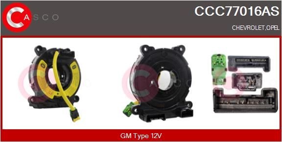 CASCO Wikkelveer, airbag CCC77016AS CASCO Richtingaanwijzer schakelaar OPEL CCC77016AS